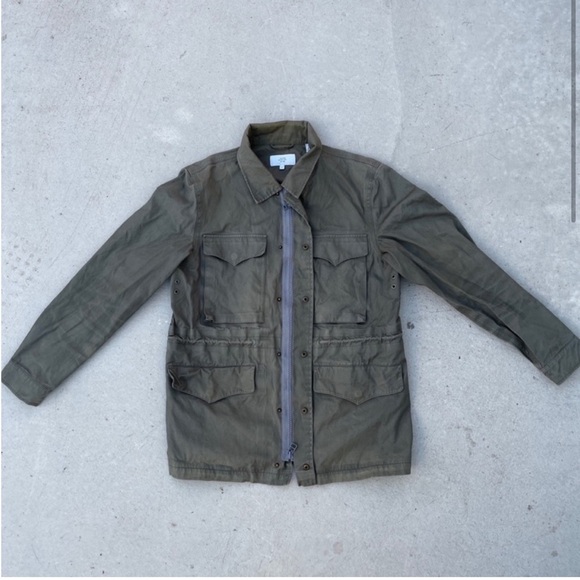 Men's Olive Green Jack Spade Jacket - Picture 2 of 8